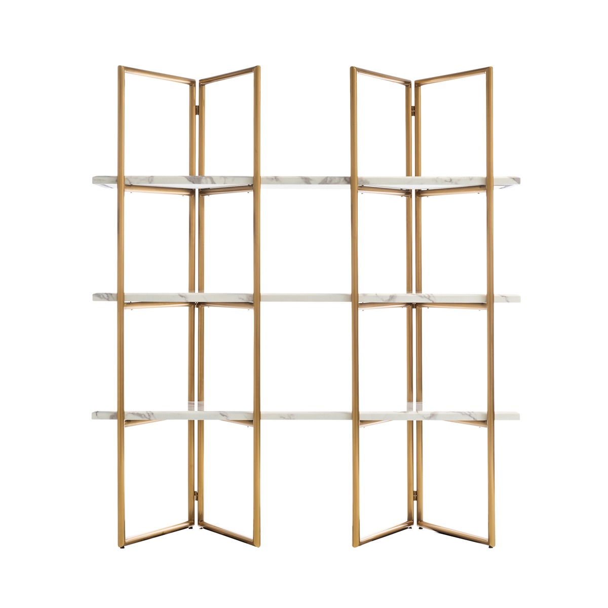 Lagrand Gold 3 Shelf Display Unit by Richmond Interiors | Style Our Home