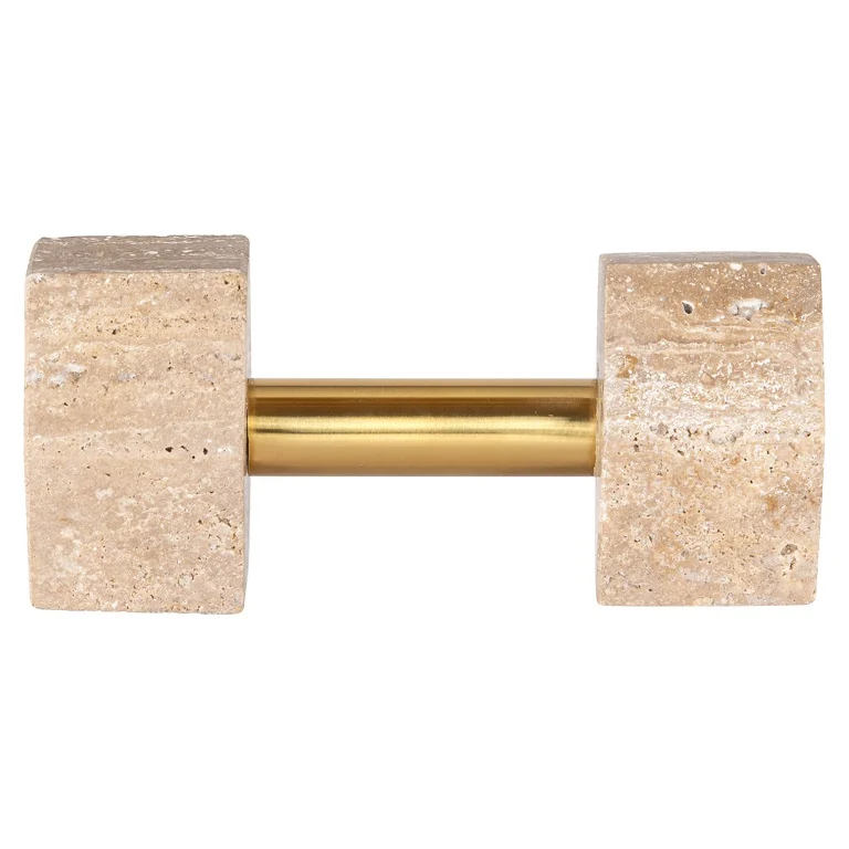 Deco Object Dumble Beige / Shiny Brass (Beige) by  Richmond Interiors | Style Our Home