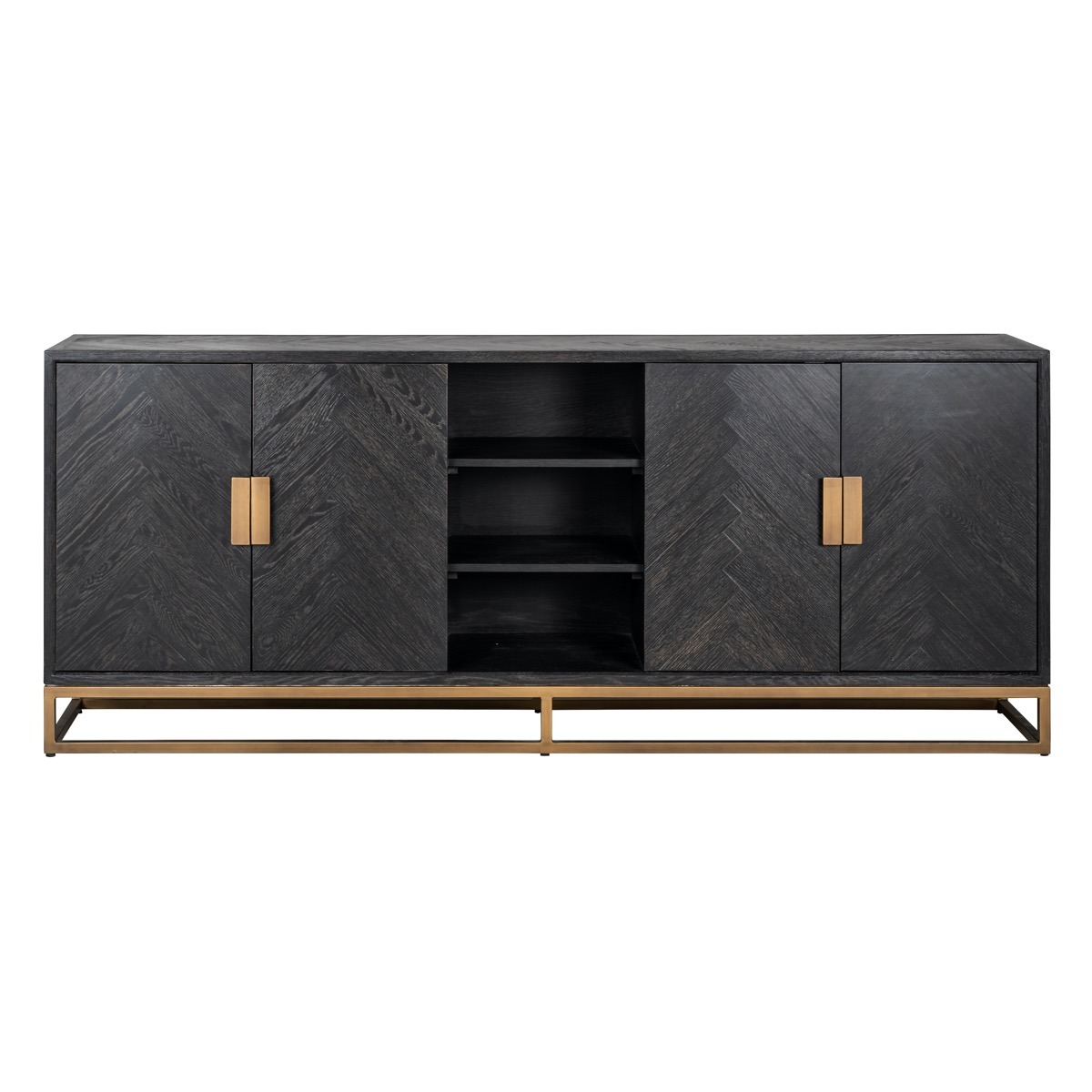 Blackbone Brass 4 Door Sideboard - Style Our Home