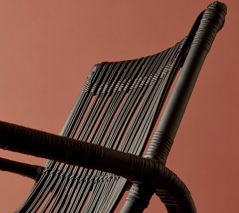 Curve Black Lounge Chair by Cane-line | Style Our Home