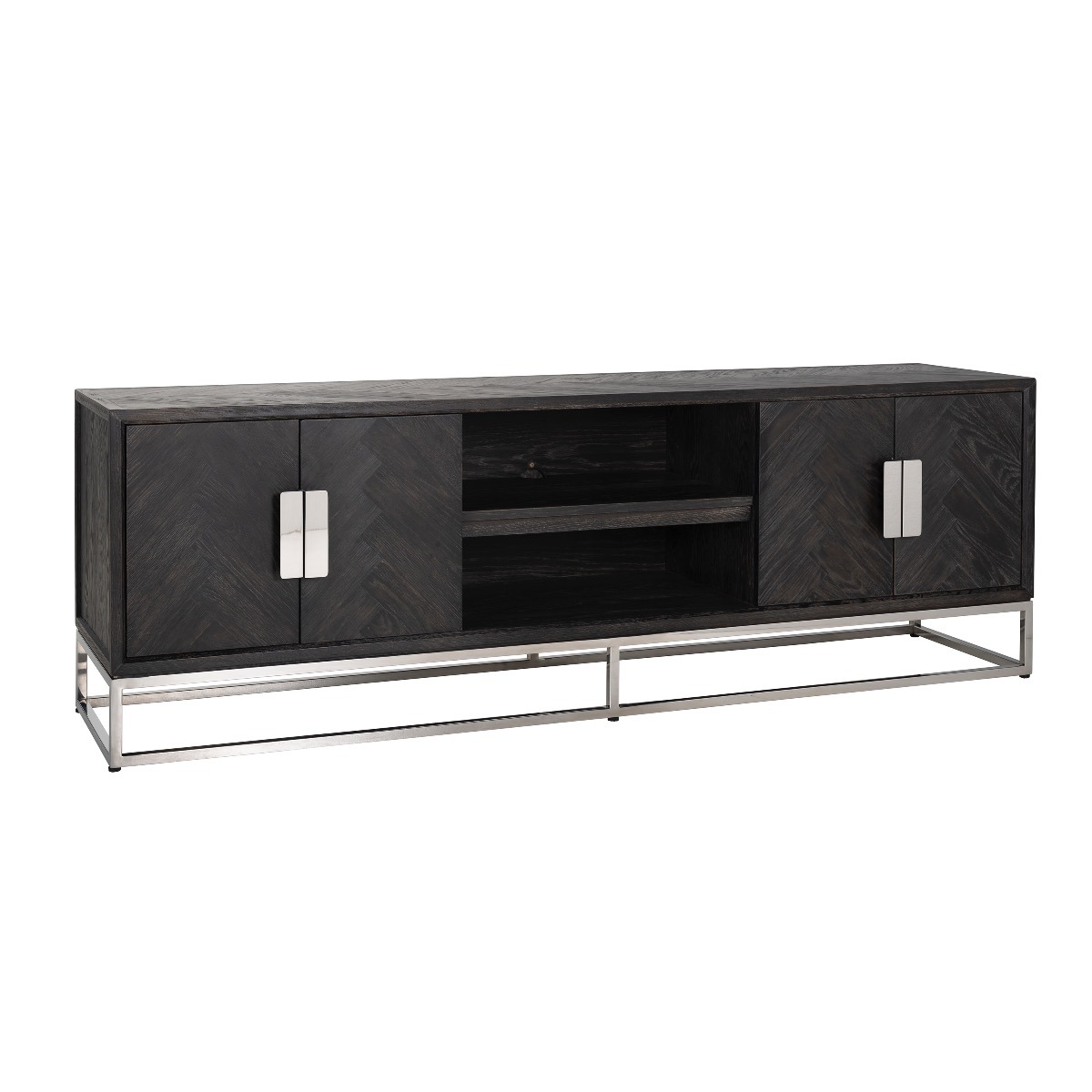 Blackbone Silver 4 Door TV-Unit - Style Our Home