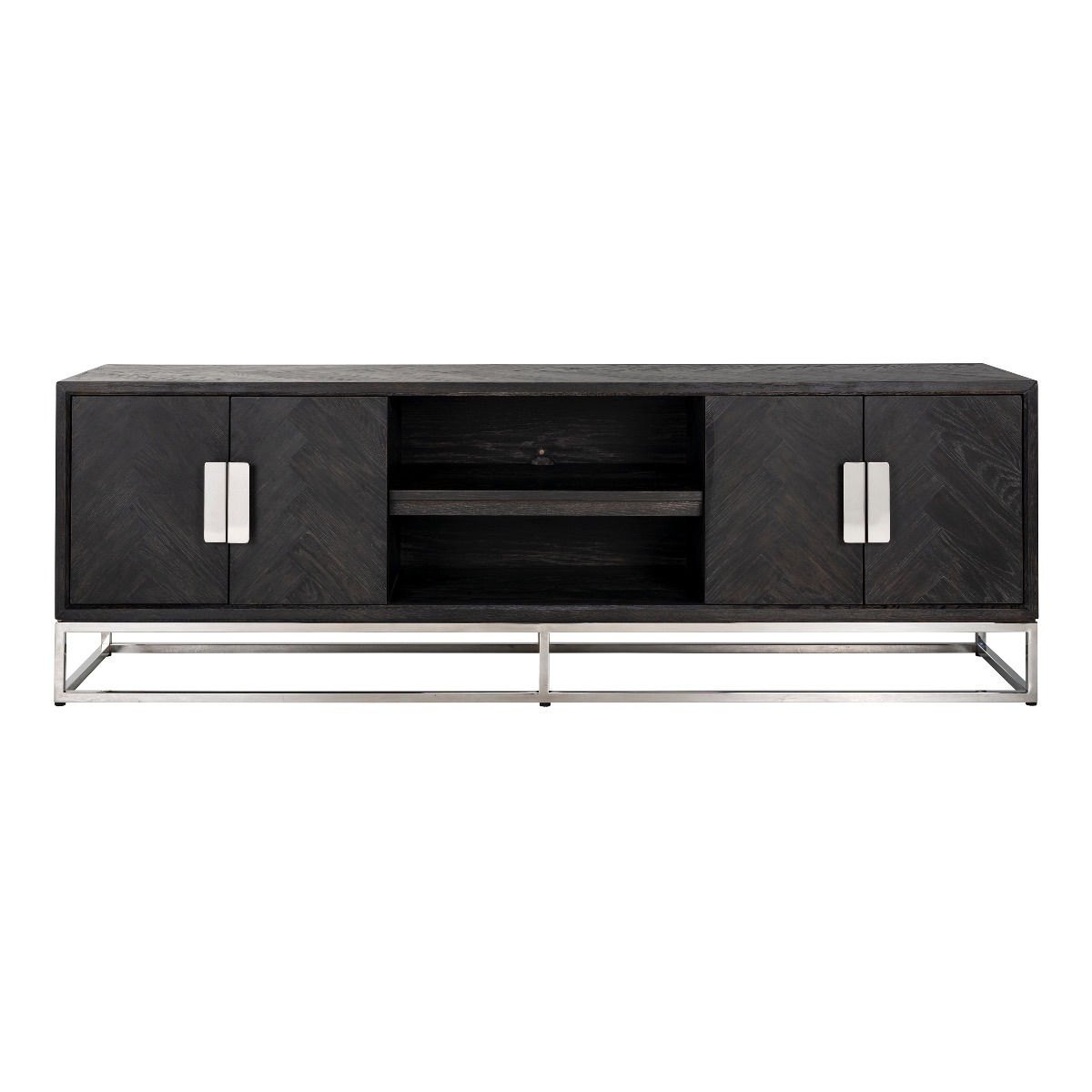 Blackbone Silver 4 Door TV-Unit - Style Our Home