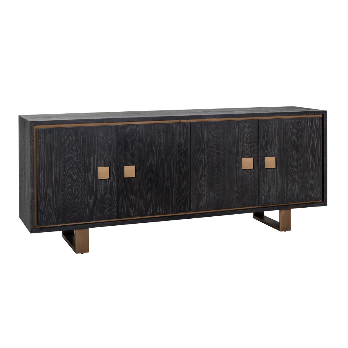 Hunter Rustic Black 4 Door Sideboard by Richmond Interiors | Style Our Home 