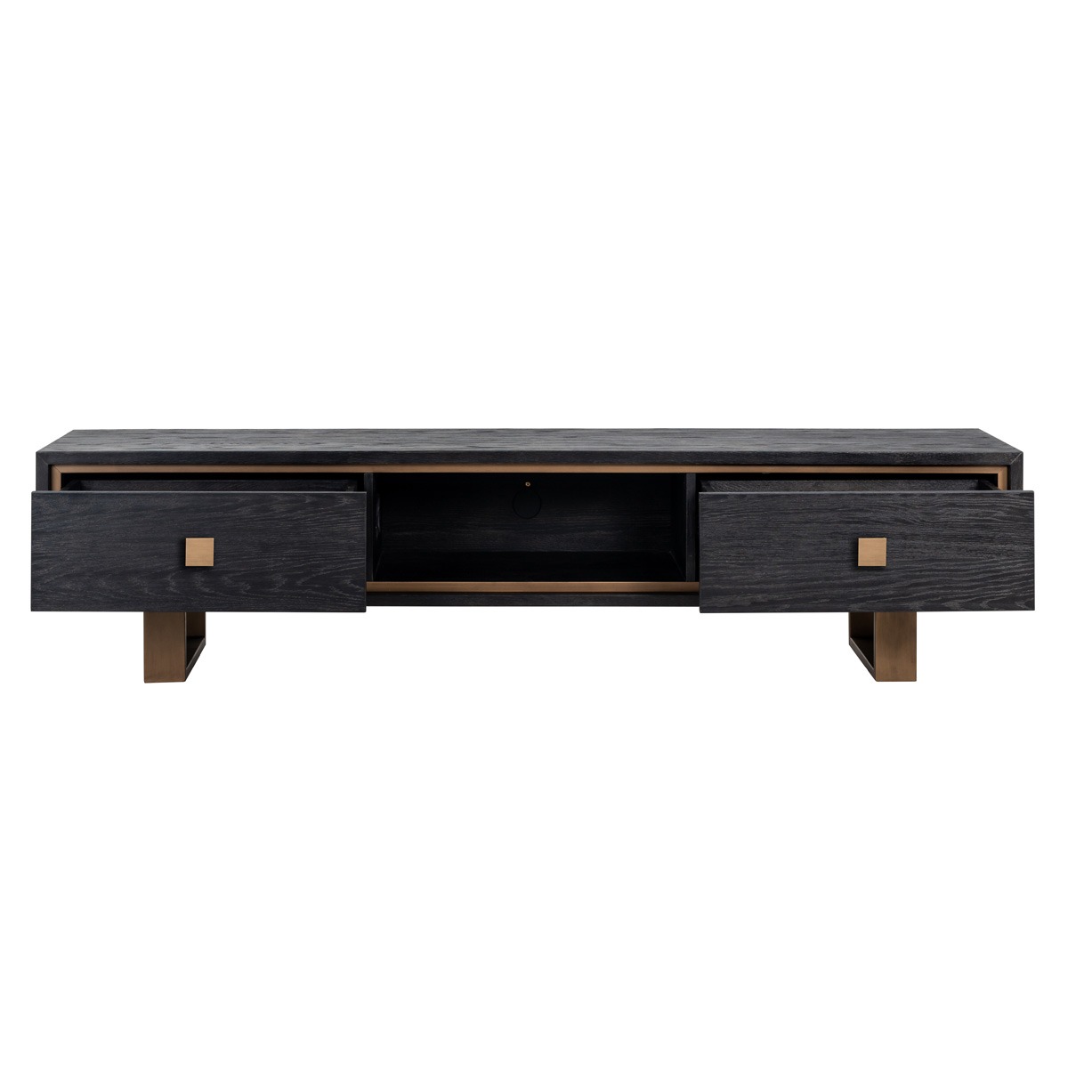 Hunter Rustic Black 2 Drawer TV Sideboard by Richmond Interiors | Style Our Home 