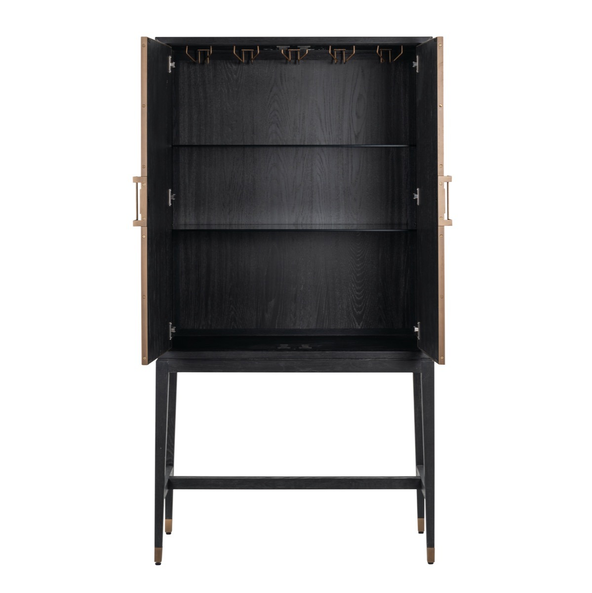 Bloomingville Shagreen 2-Door Bar Cabinet