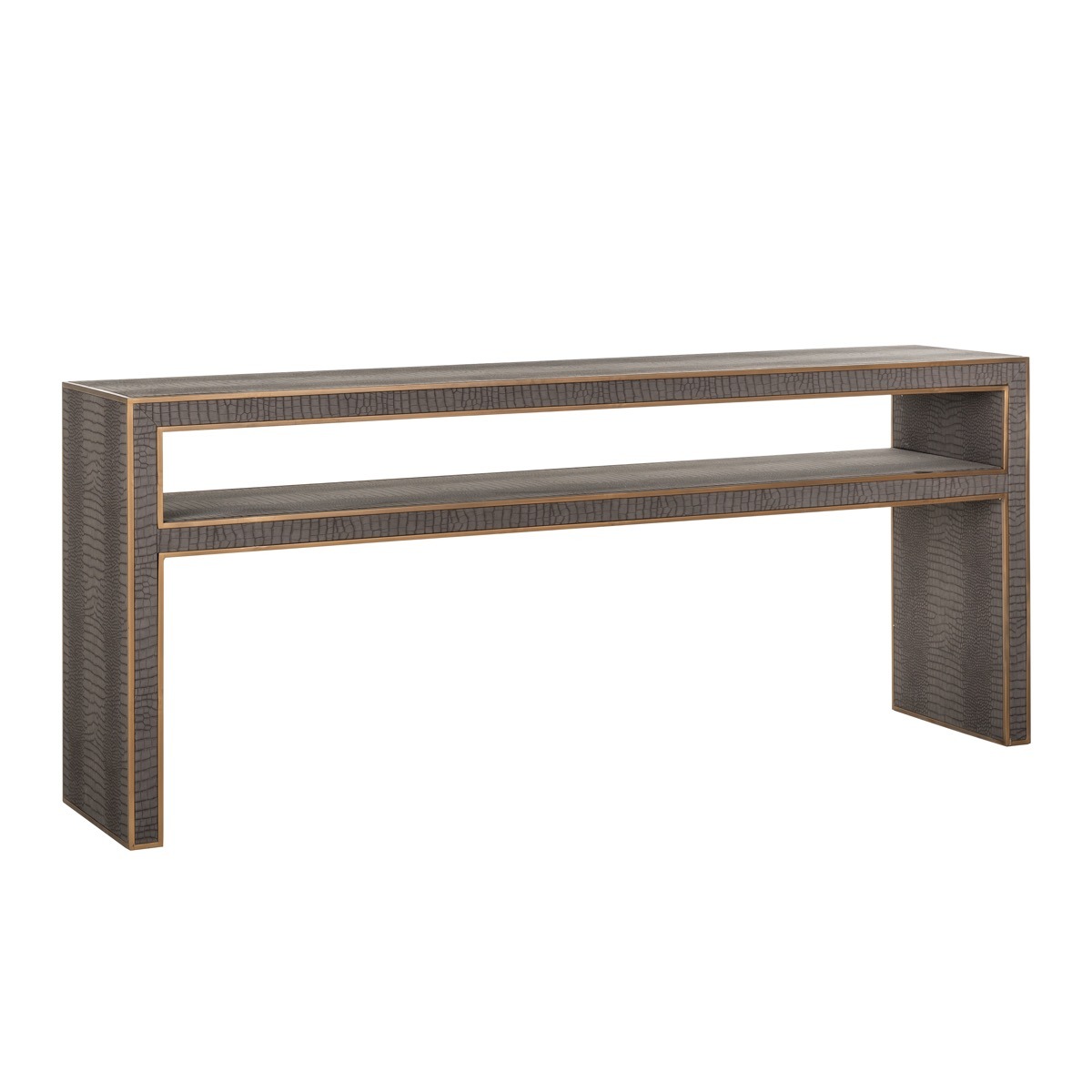 Classio Vegan Leather Console Table - Style Our Home 