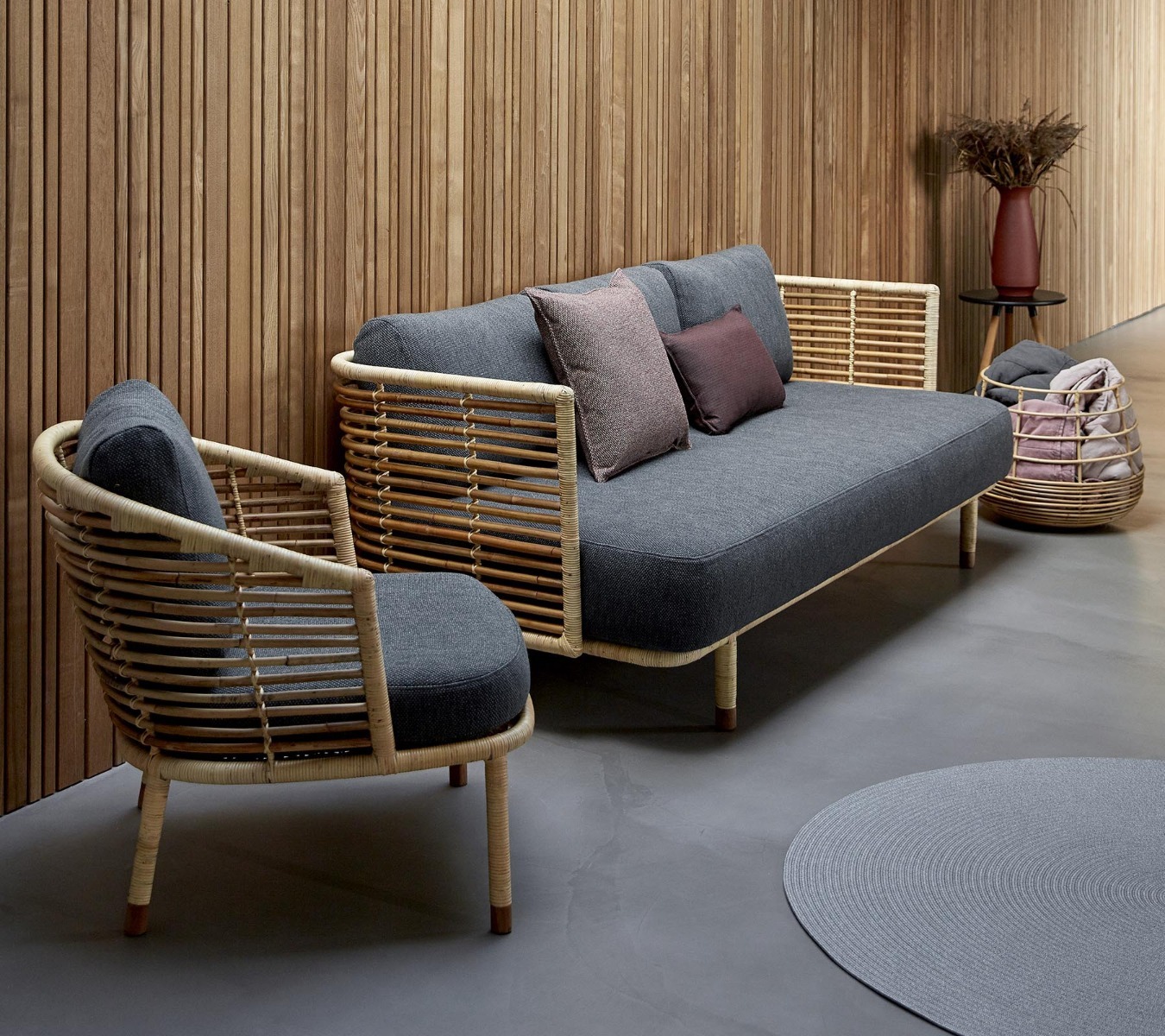 Sense 3-Seater Sofa Frame by Cane-line | Style Our Home