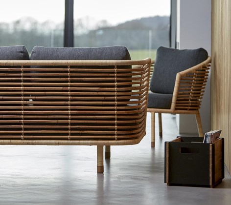 Sense 3-Seater Sofa Frame by Cane-line | Style Our Home