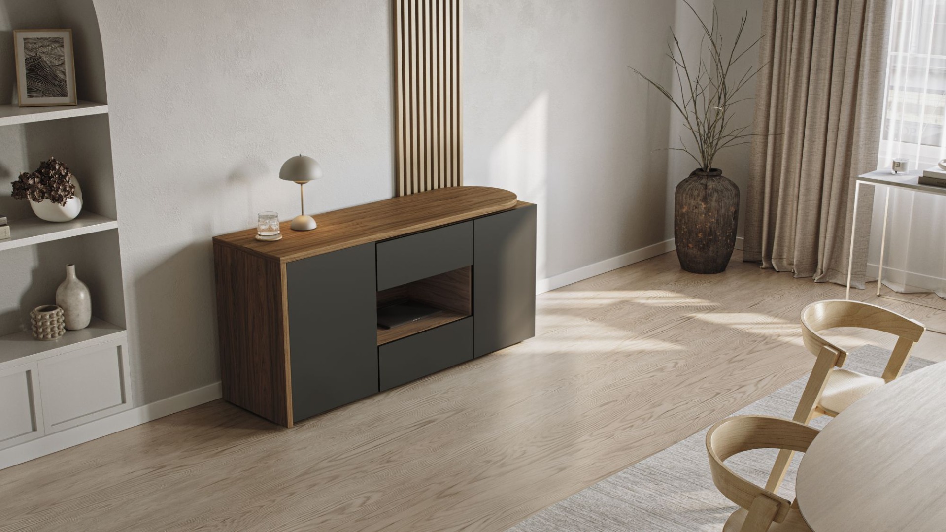 TANGO DESK 160 WALNUT by Temahome | Style Our Home