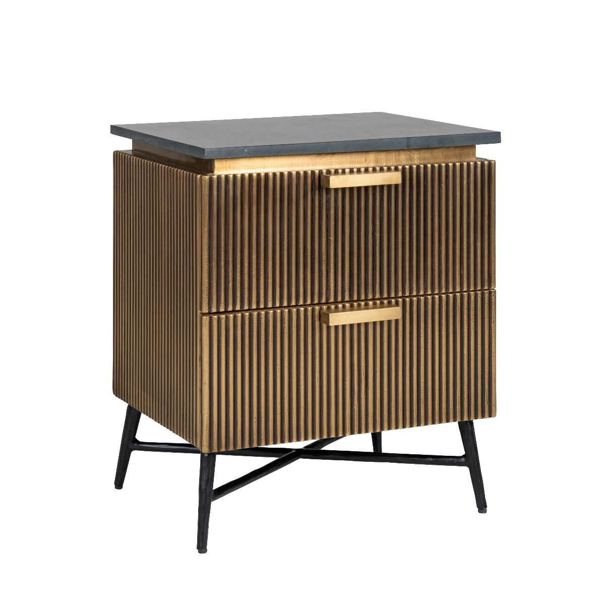 Ironville 2-drawer Bedside Chest - Style Our Home