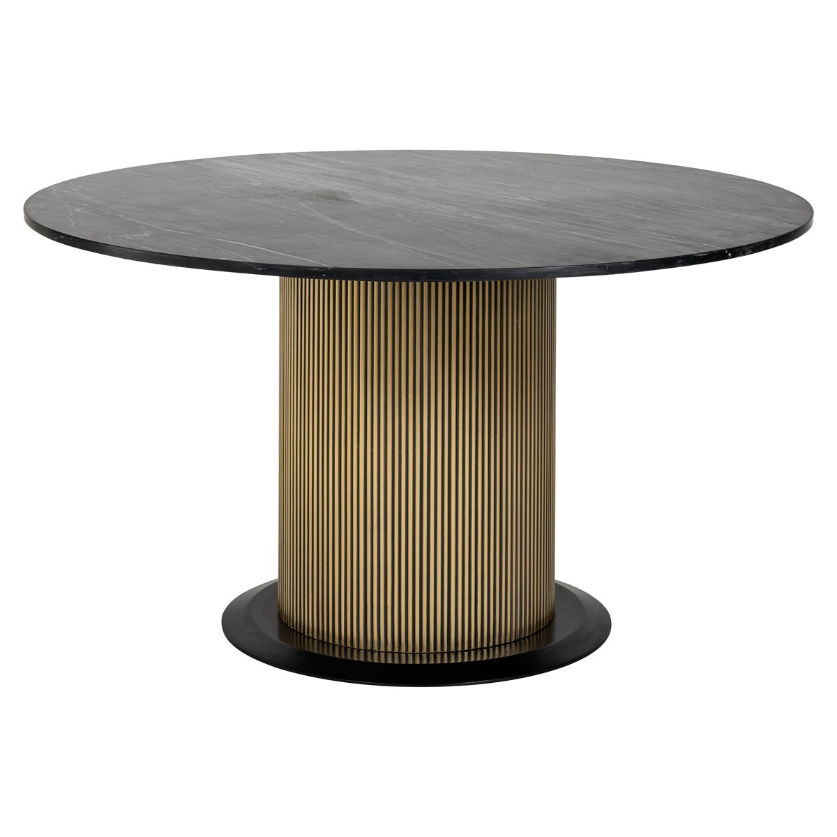 Ironville Black & Gold Dining Table 140cm by Richmond Interiors | Style Our Home