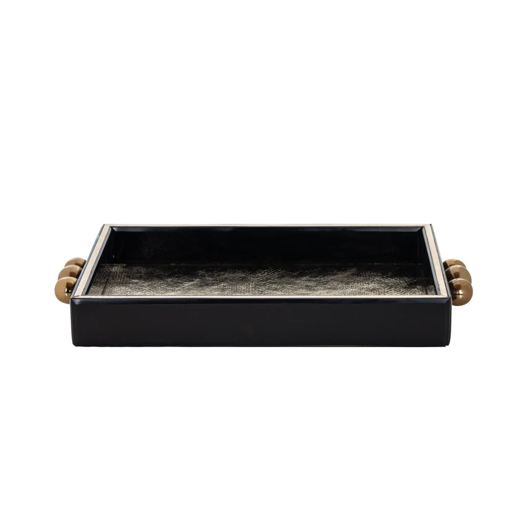 Tray Liv (Black/gold) by  Richmond Interiors | Style Our Home