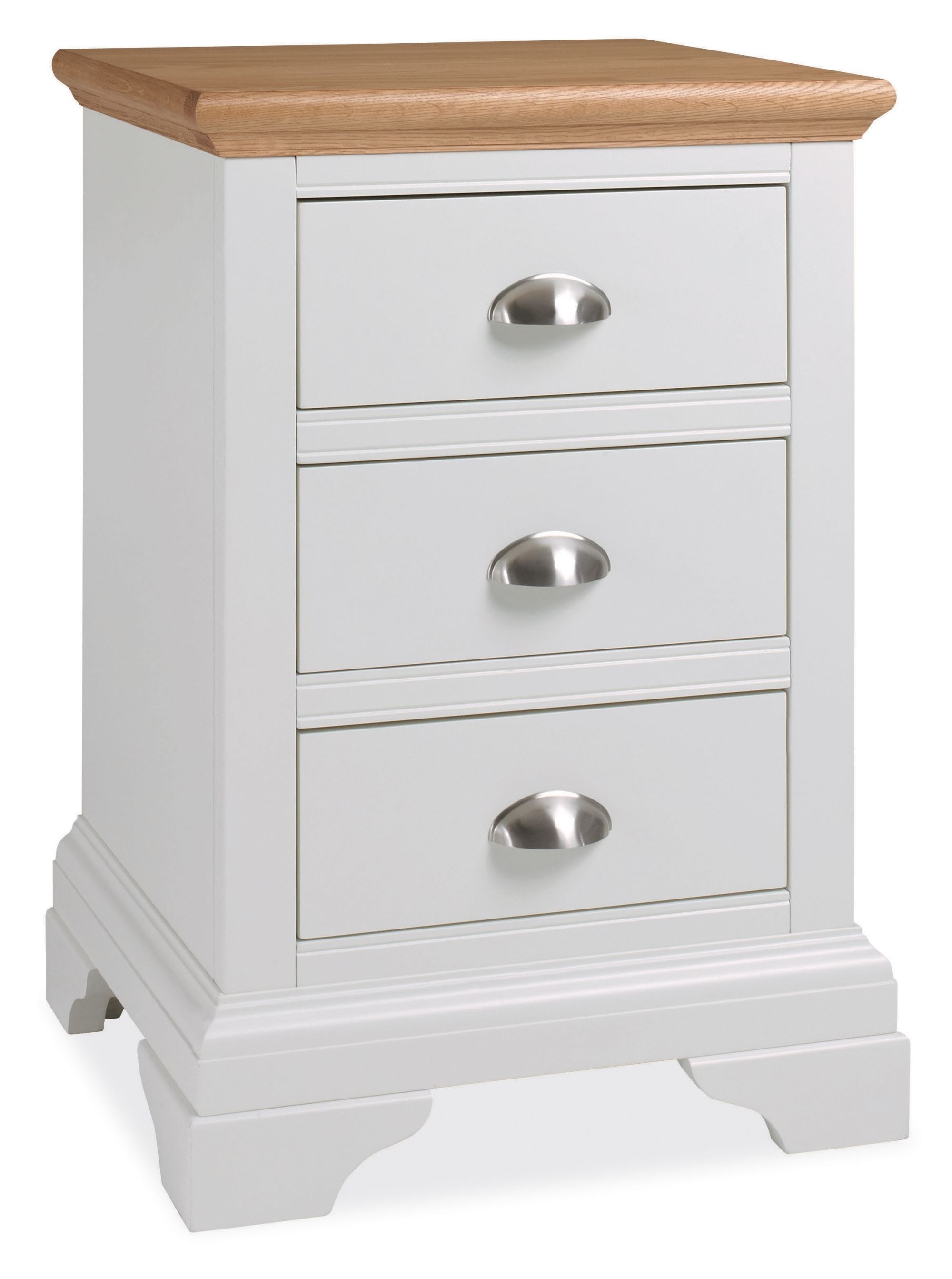 Hampstead Two Tone 3 Drawer Nightstand - Style Our Home