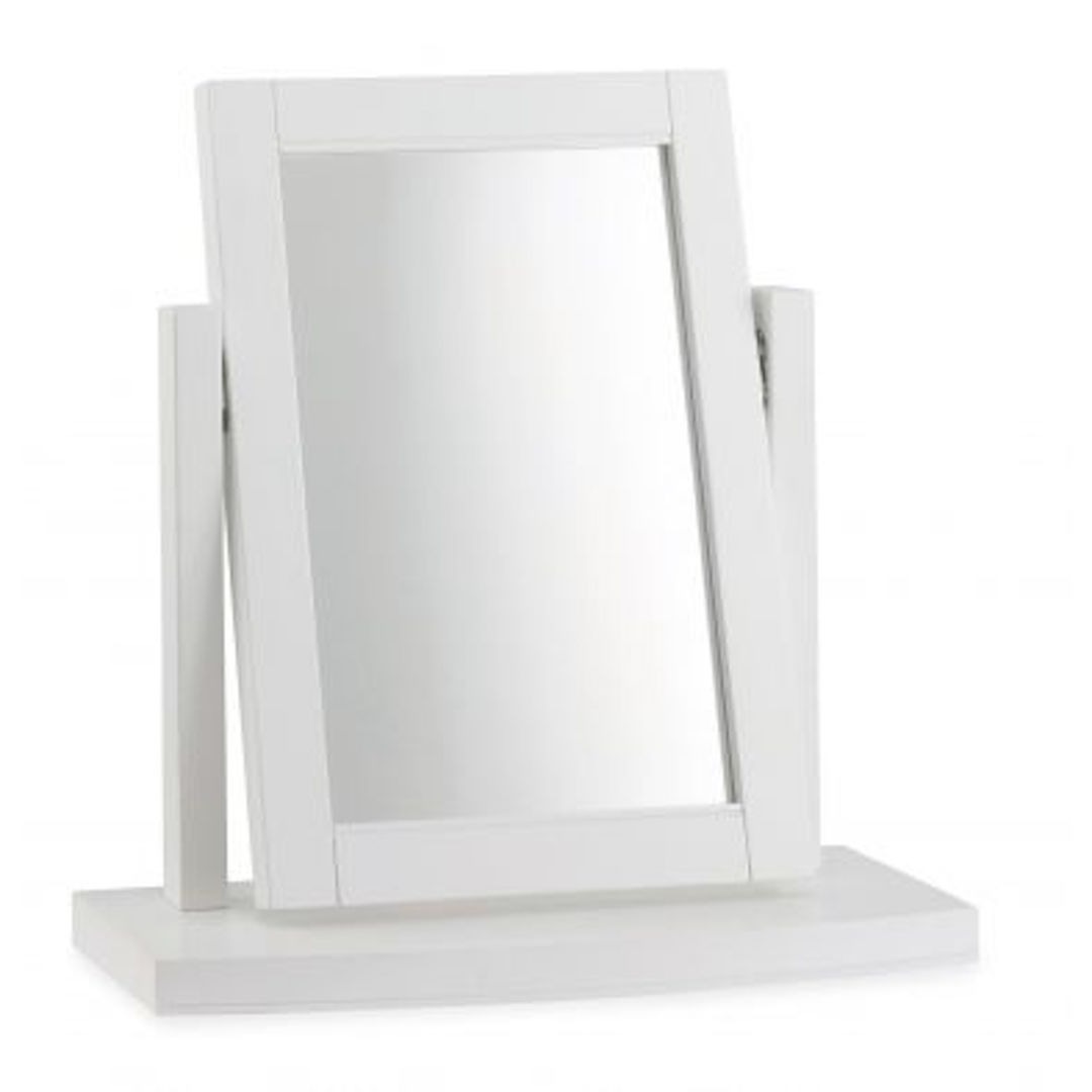 Hampstead White Vanity Mirror - Style Our Home