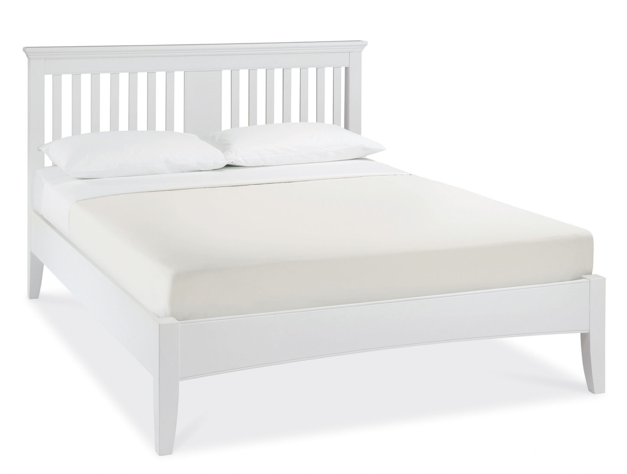 Hampstead White Double Bedstead - 135cm  - Style Our Home