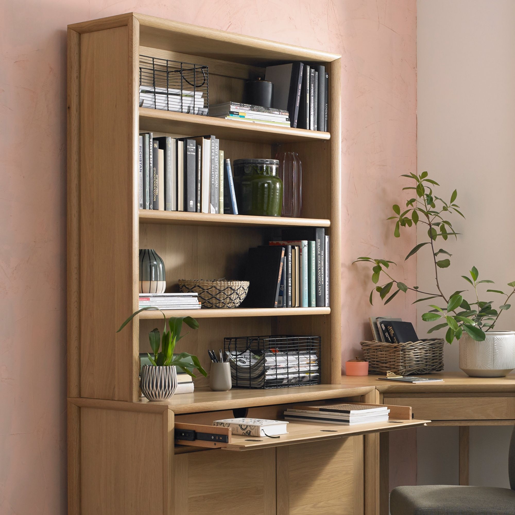 Bergen Oak Wide Top Unit - Style Our Home