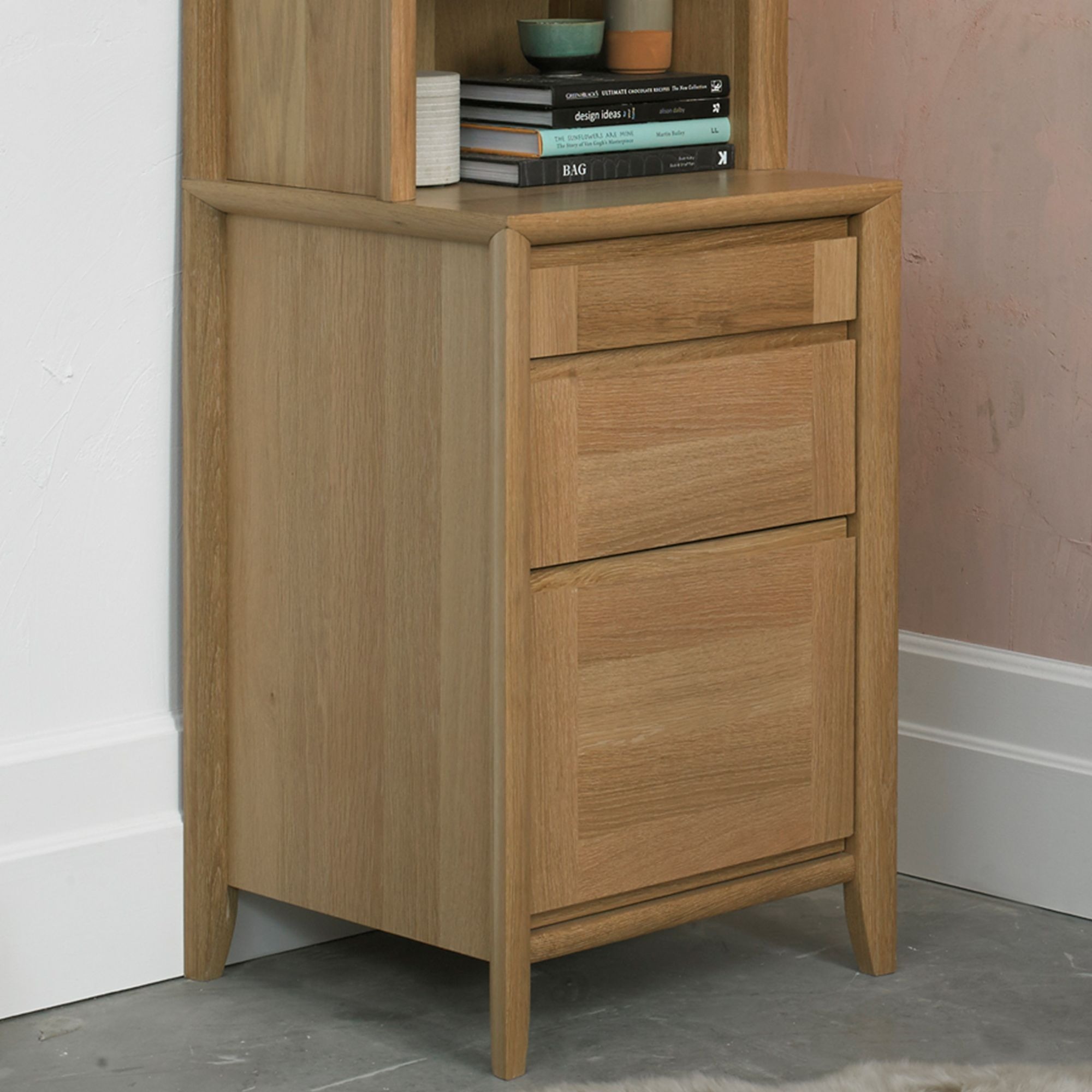 Bergen Oak Filing Cabinet - Style Our Home