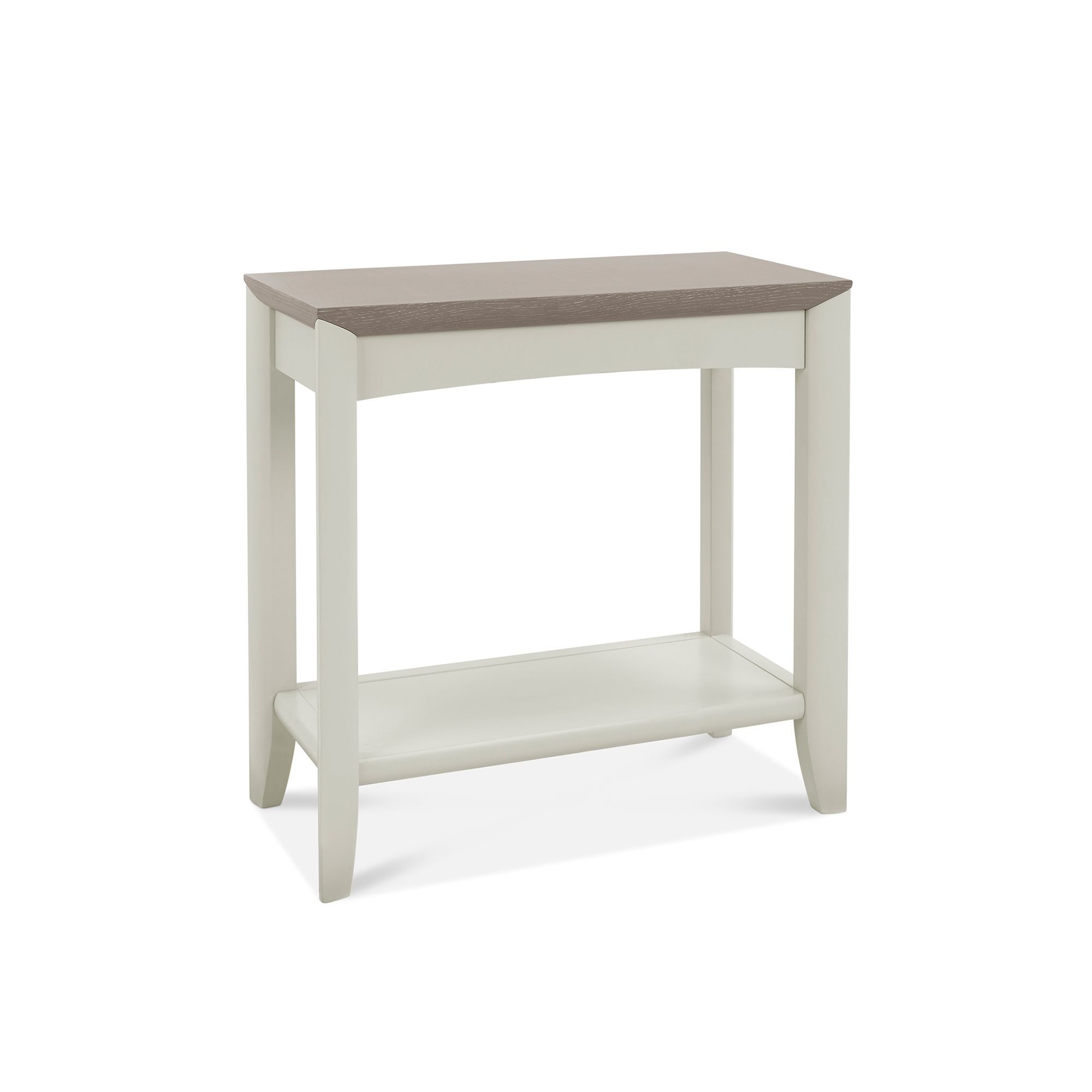 Bergen Grey Washed Oak & Soft Grey Side Table - Style Our Home