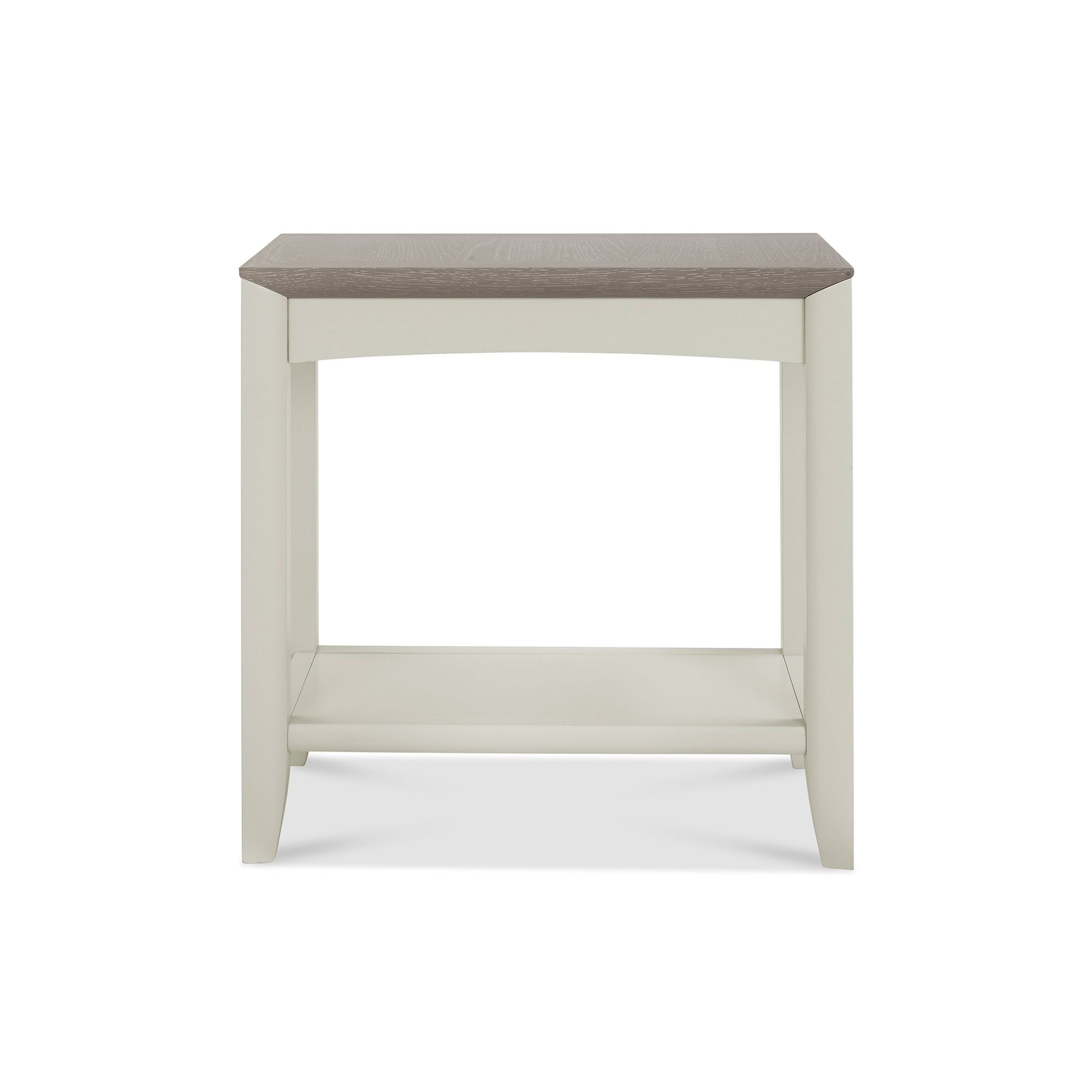 Bergen Grey Washed Oak & Soft Grey Side Table - Style Our Home