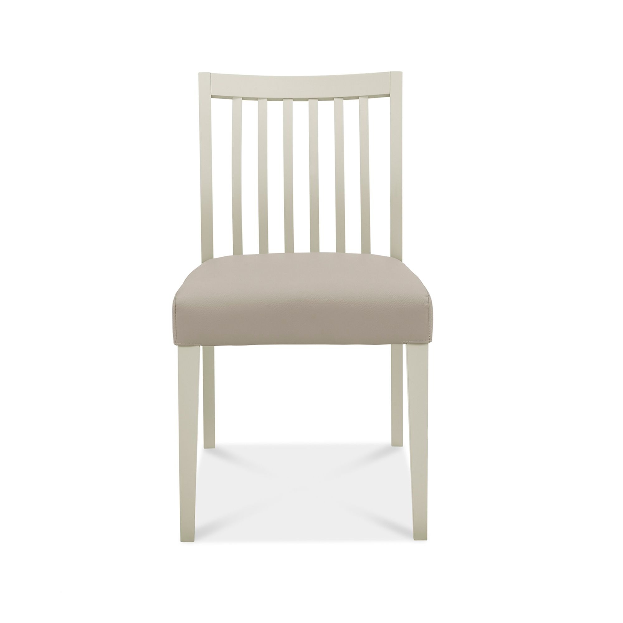 Bergen Grey Washed Oak & Soft Grey Low Slatted Grey Dining Chair (a pair) - Style Our Home