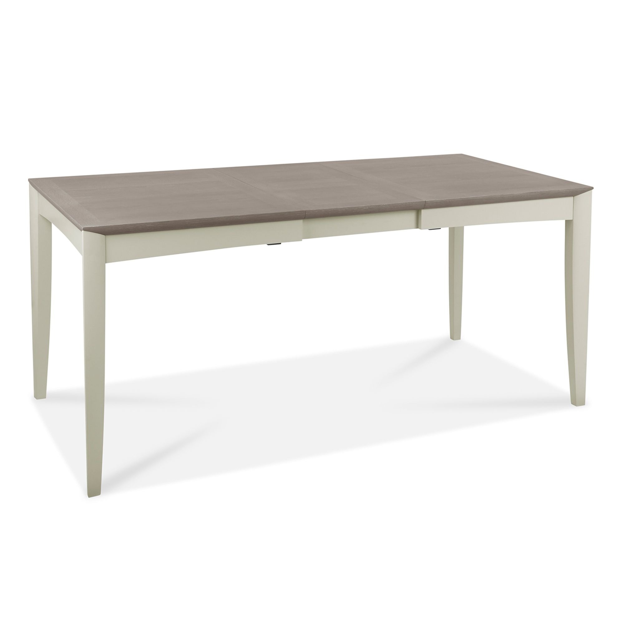 Bergen Grey Washed Oak & Soft Grey Medium Extending Dining Table - Style Our Home