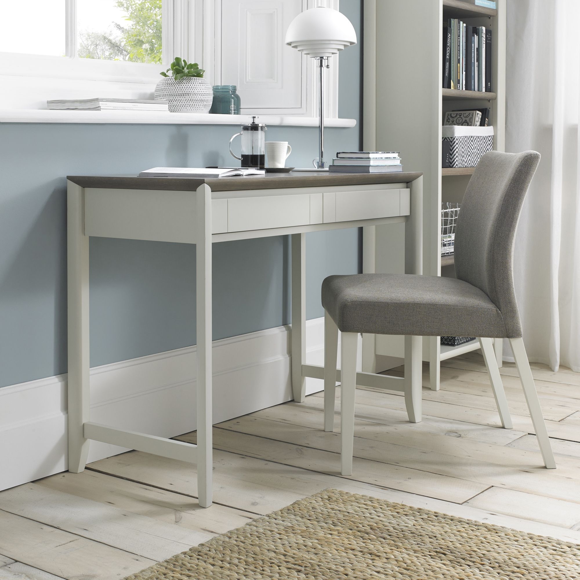 Bergen Grey Wash Soft Grey Bentley Designs Office Desk