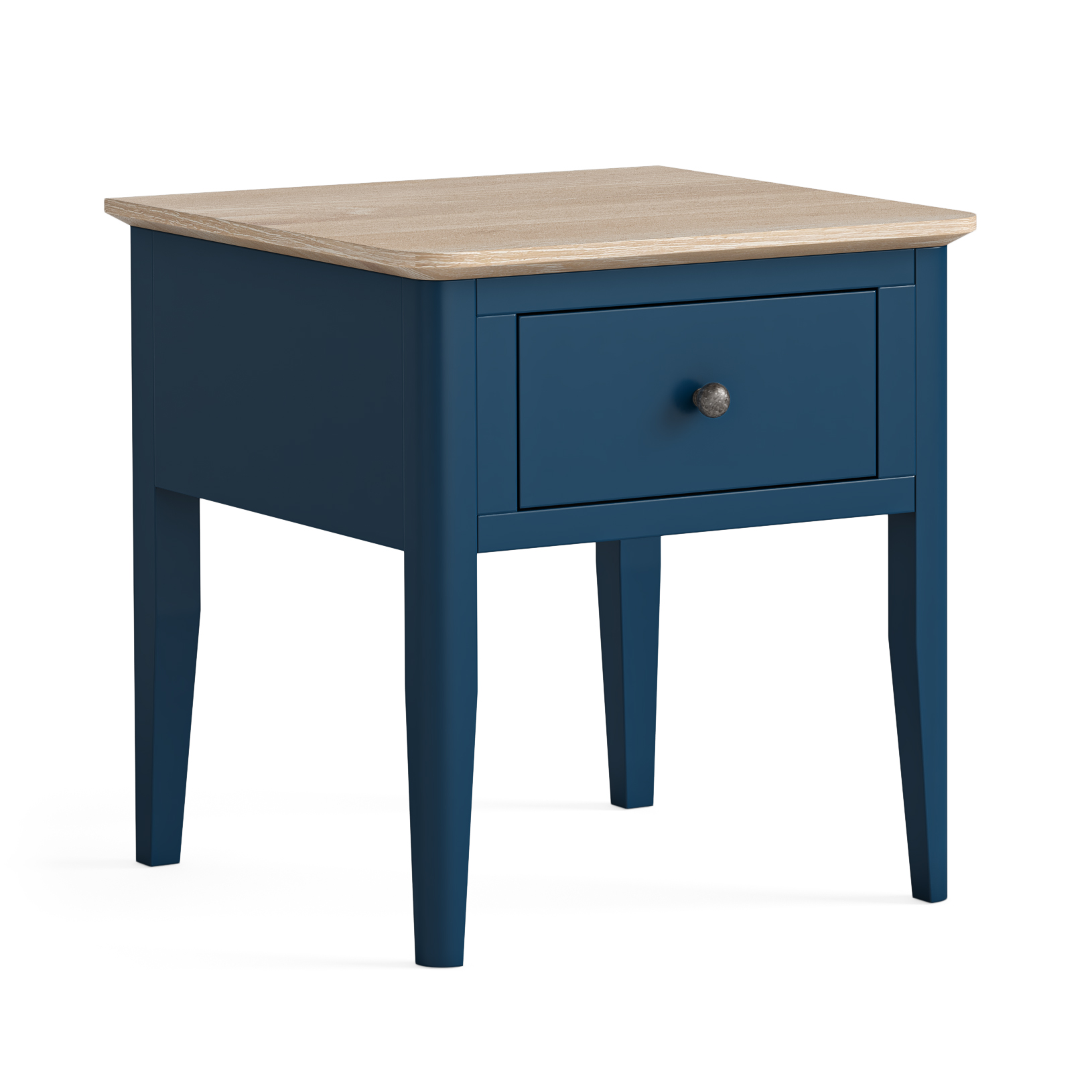 Marlow Navy Lamp Table by Corndell/Global Home Group  | Style Our Home