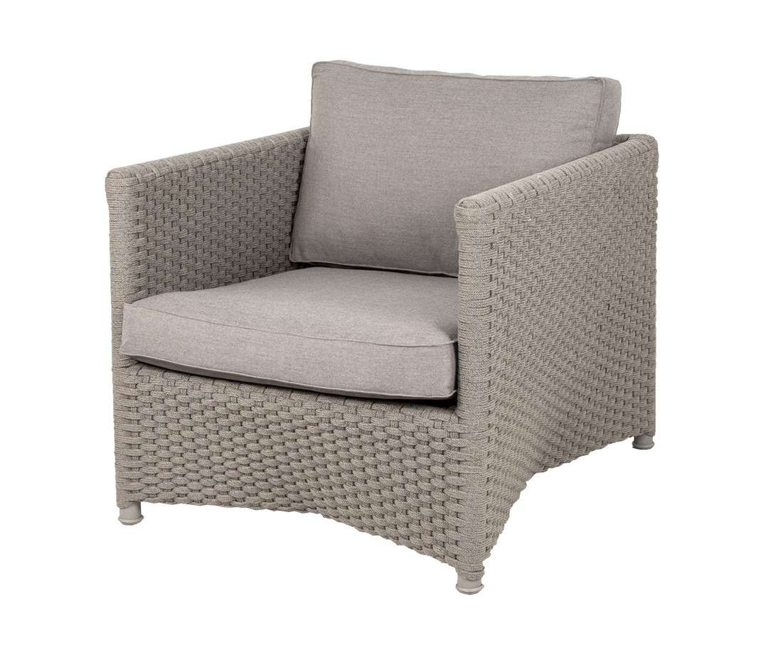 Diamond Taupe Soft Rope Lounge Chair by Cane-line | Style Our Home