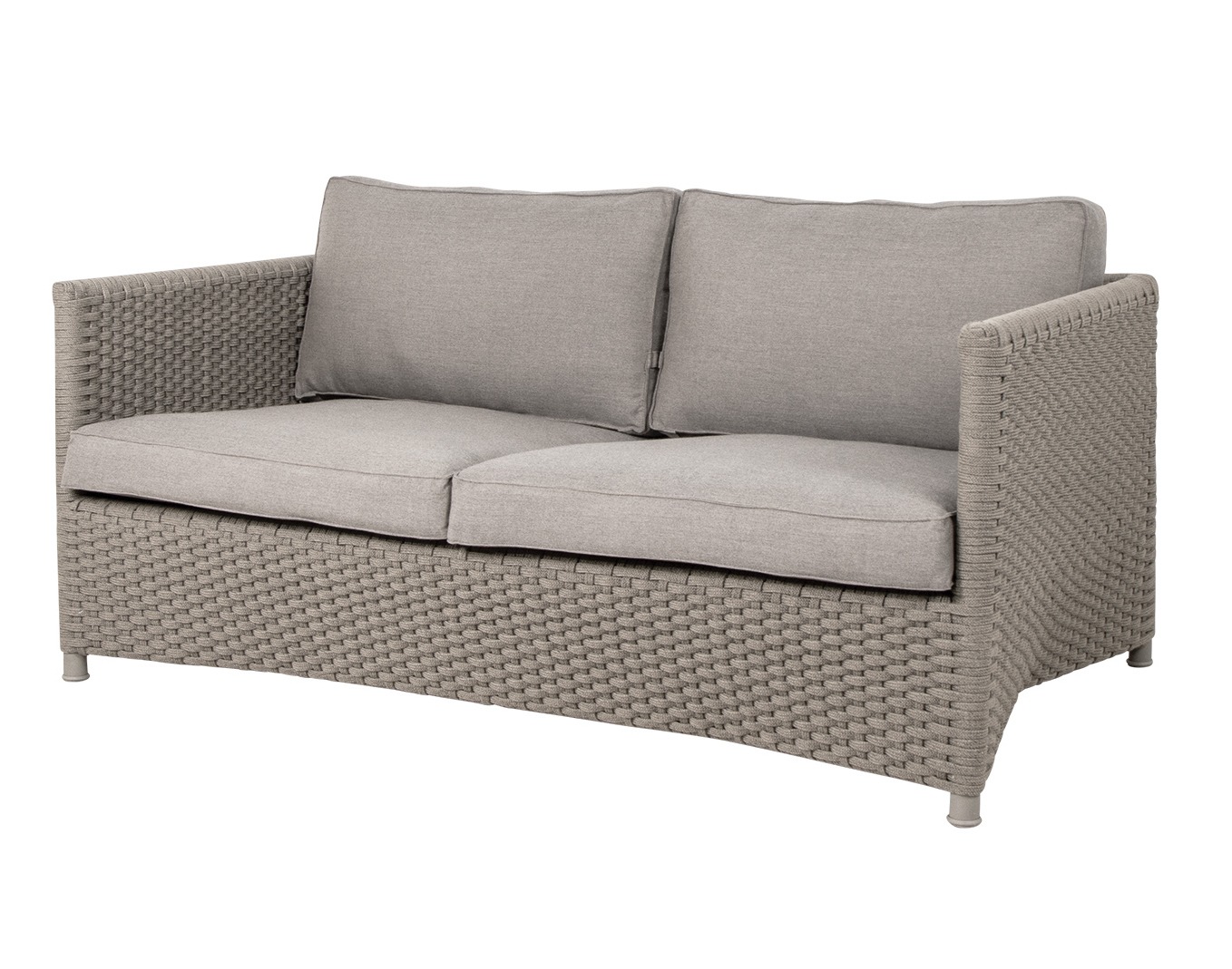 Diamond Taupe Soft Rope 2-Seater Sofa by Cane-line | Style Our Home