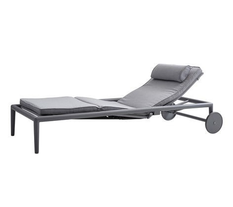 Conic Light Grey Sunbed by Cane-line | Style Our Home