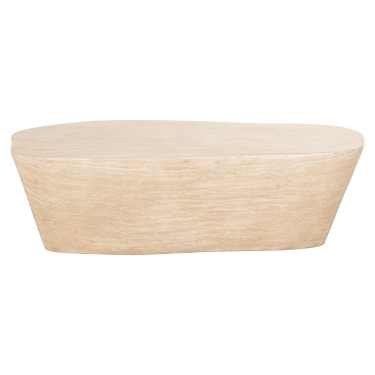 Fictus 125cm Faux Travertine Coffee Table by Richmond Interiors | Style Our Home