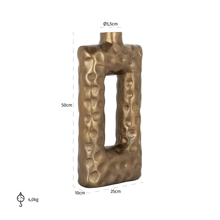 Vase Samuel (Brushed Gold) by  Richmond Interiors | Style Our Home