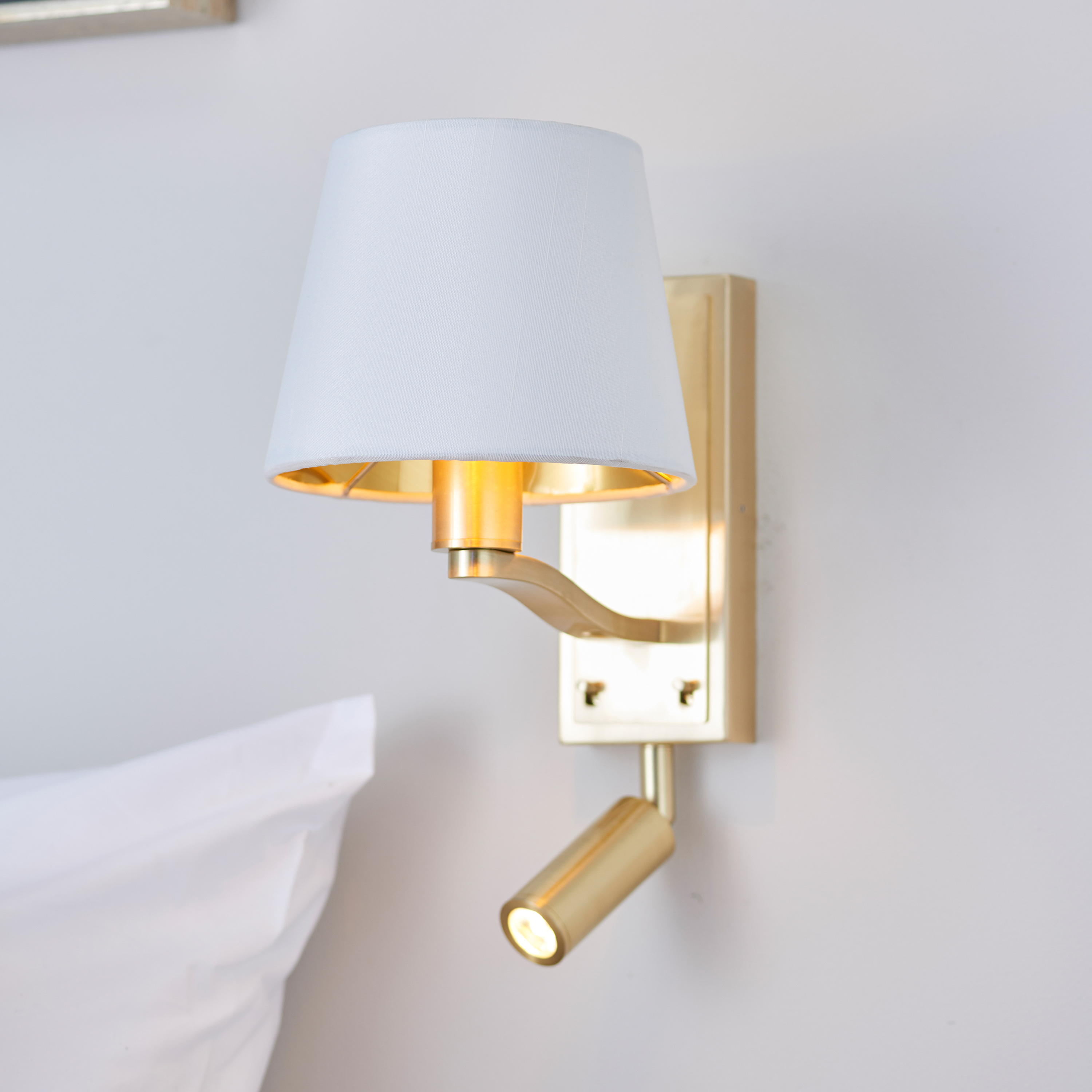 Harveyano Wall Light Brushed Gold by Gallary Living | Style Our Home