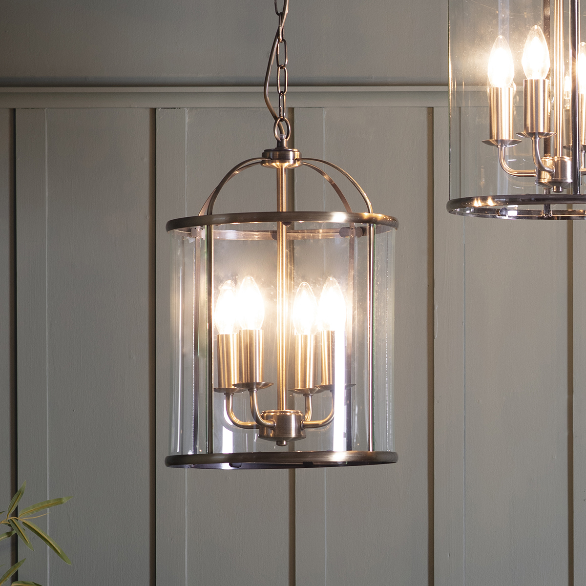 Lambano 4 Pendant Light Antique Brass by Gallary Living | Style Our Home