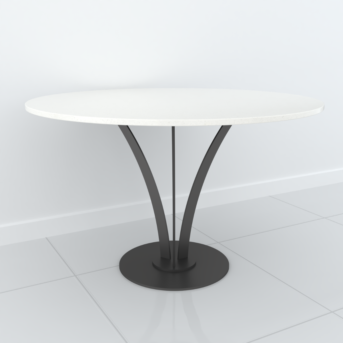 Studio Line Bistro Dining Table - 4 Seater in Black & White by Steve Bristow | Style Our Home