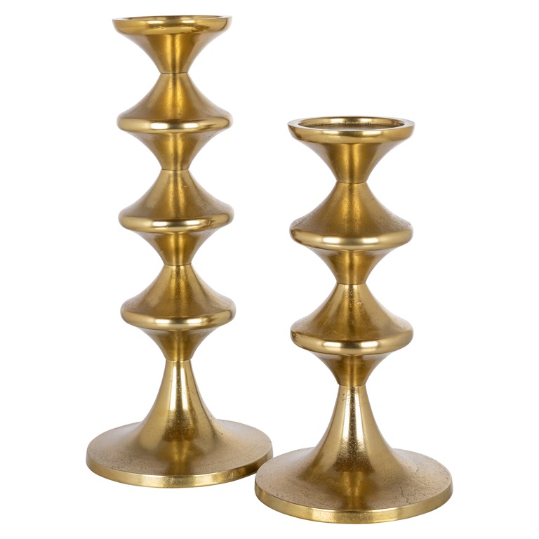 Candle Holder Ayden Big (Gold) by  Richmond Interiors | Style Our Home