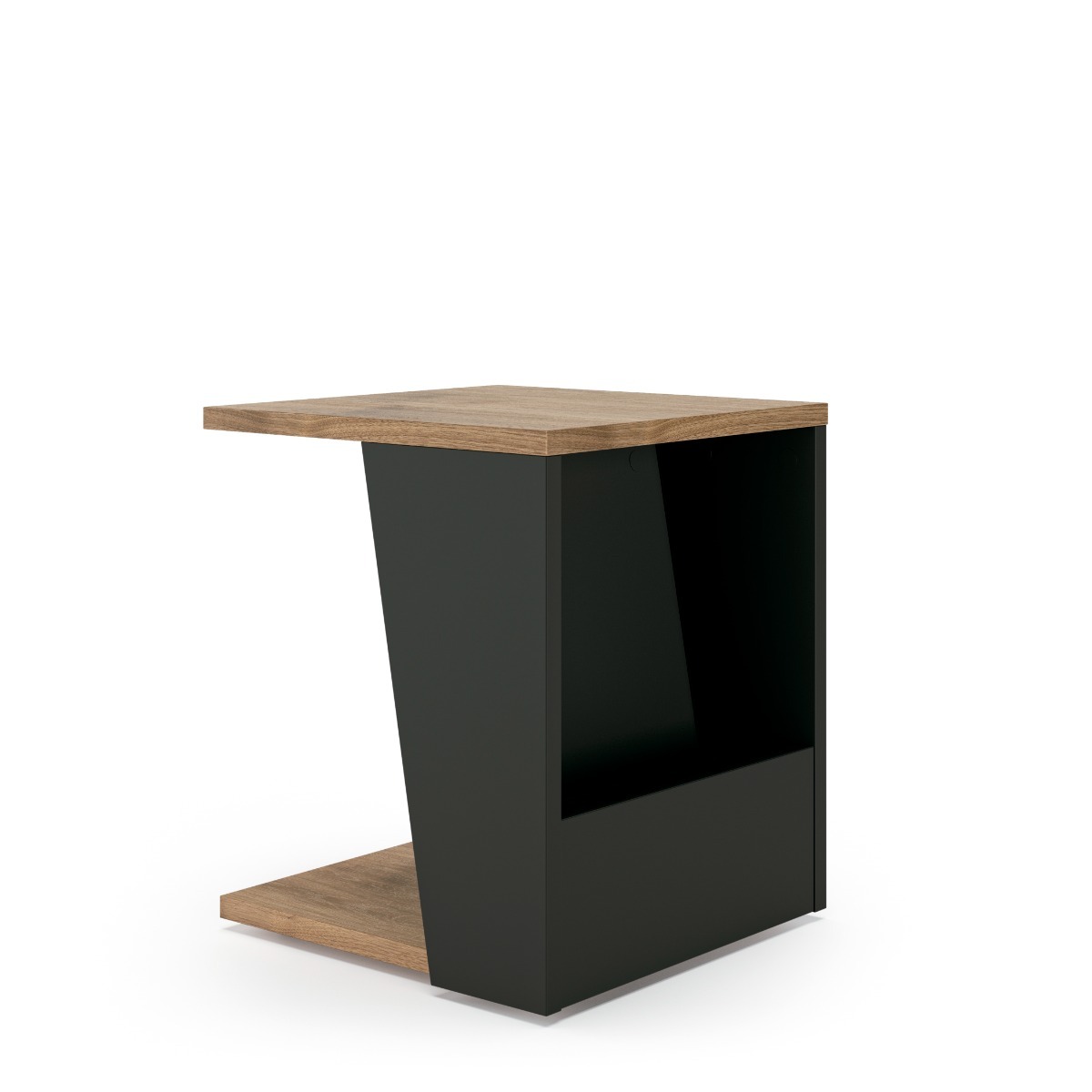 Albi Walnut / Black Side Table | Style Our Home
