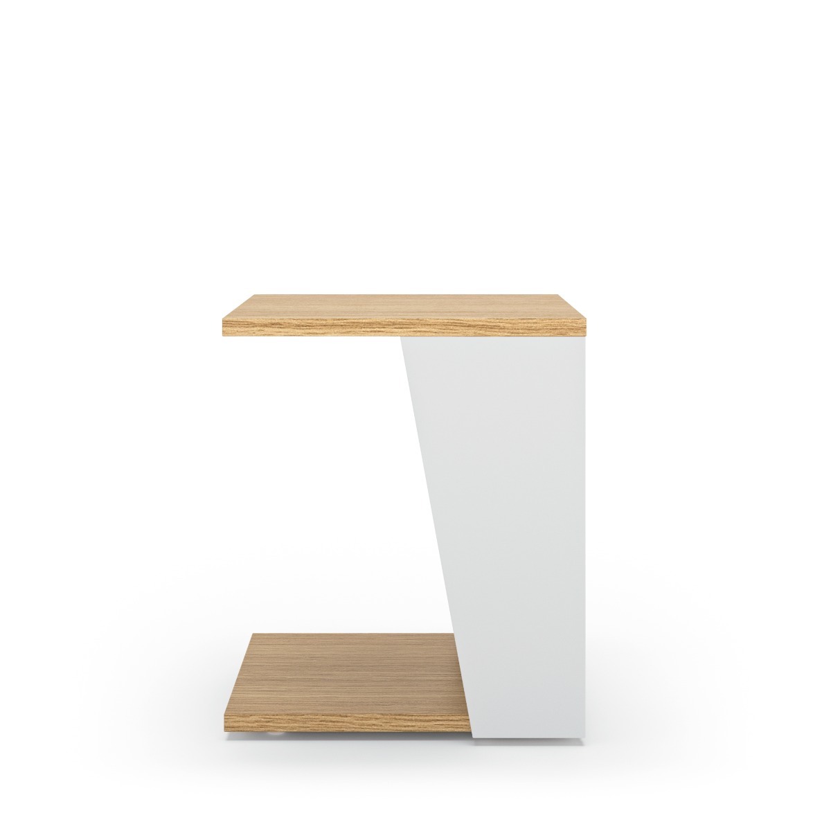 Albi Light Oak / White Side Table | Style Our Home
