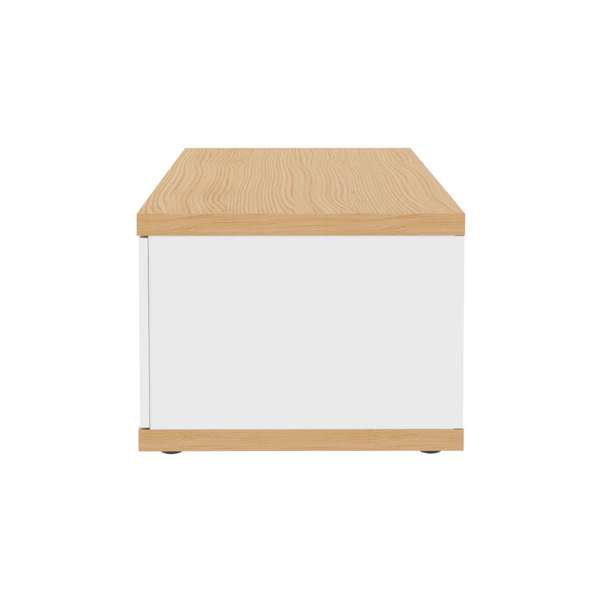 Berlin Oak (Veneer) / Pure White Coffee Table | Style Our Home
