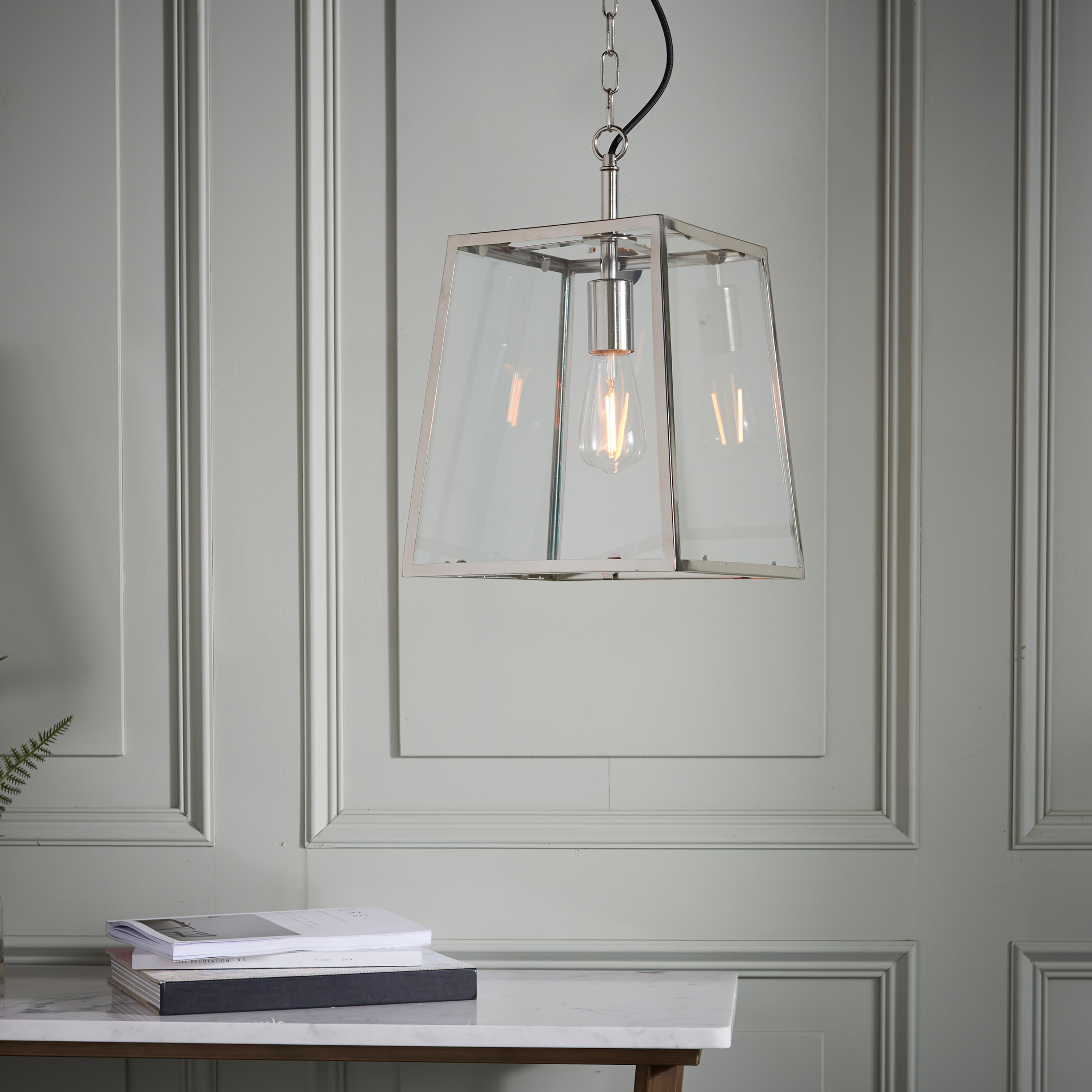 Hurstano Pendant Light Nickel by Gallary Living | Style Our Home