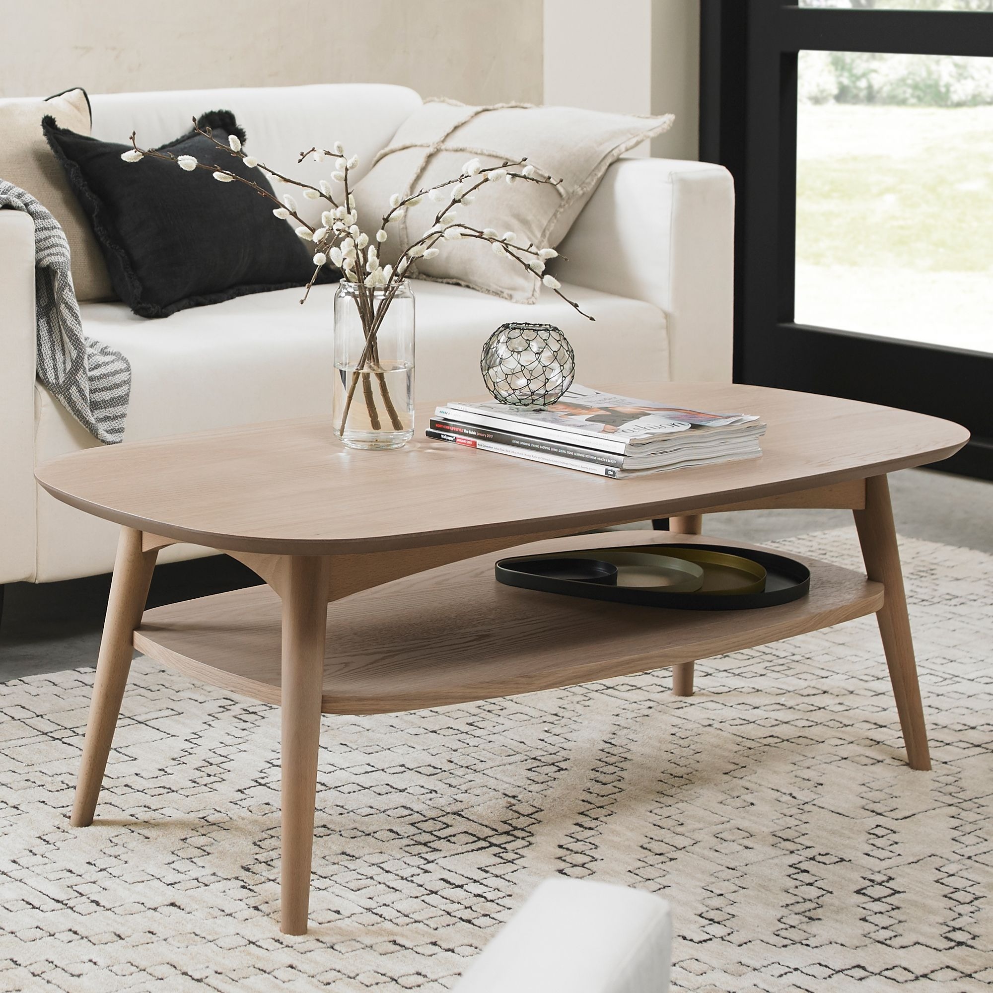 Dansk Coffee Table With Shelf - Style Our Home