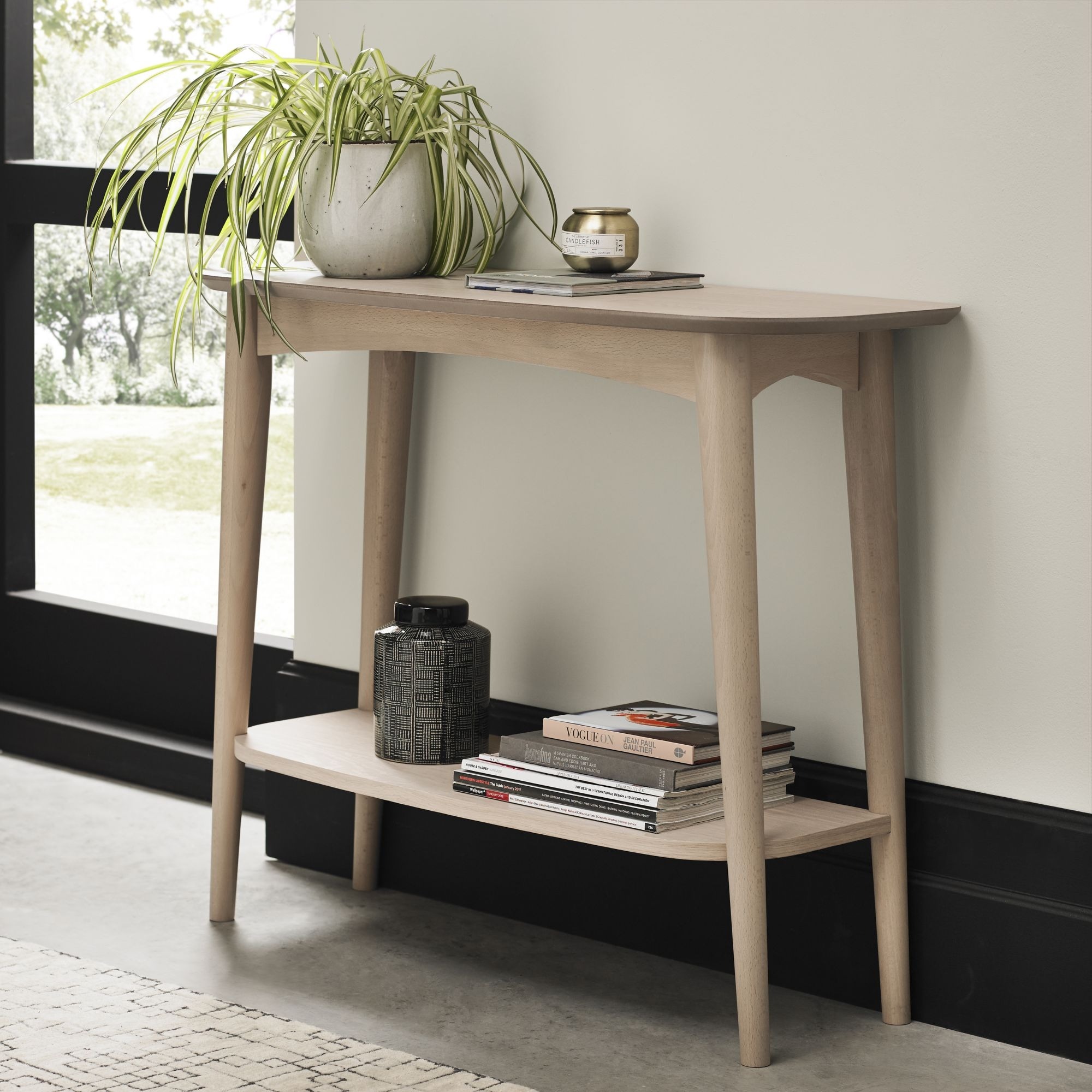 Dansk Console Table With Shelf - Style Our Home