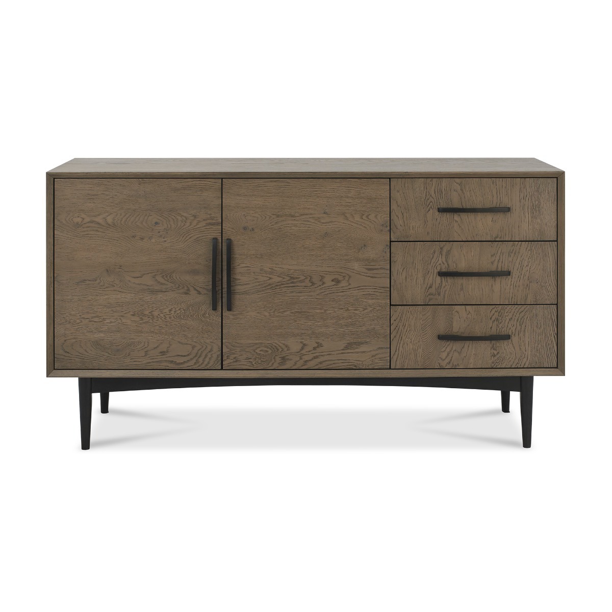 Vintage Weathered Oak Wide Sideboard - Style Our Home