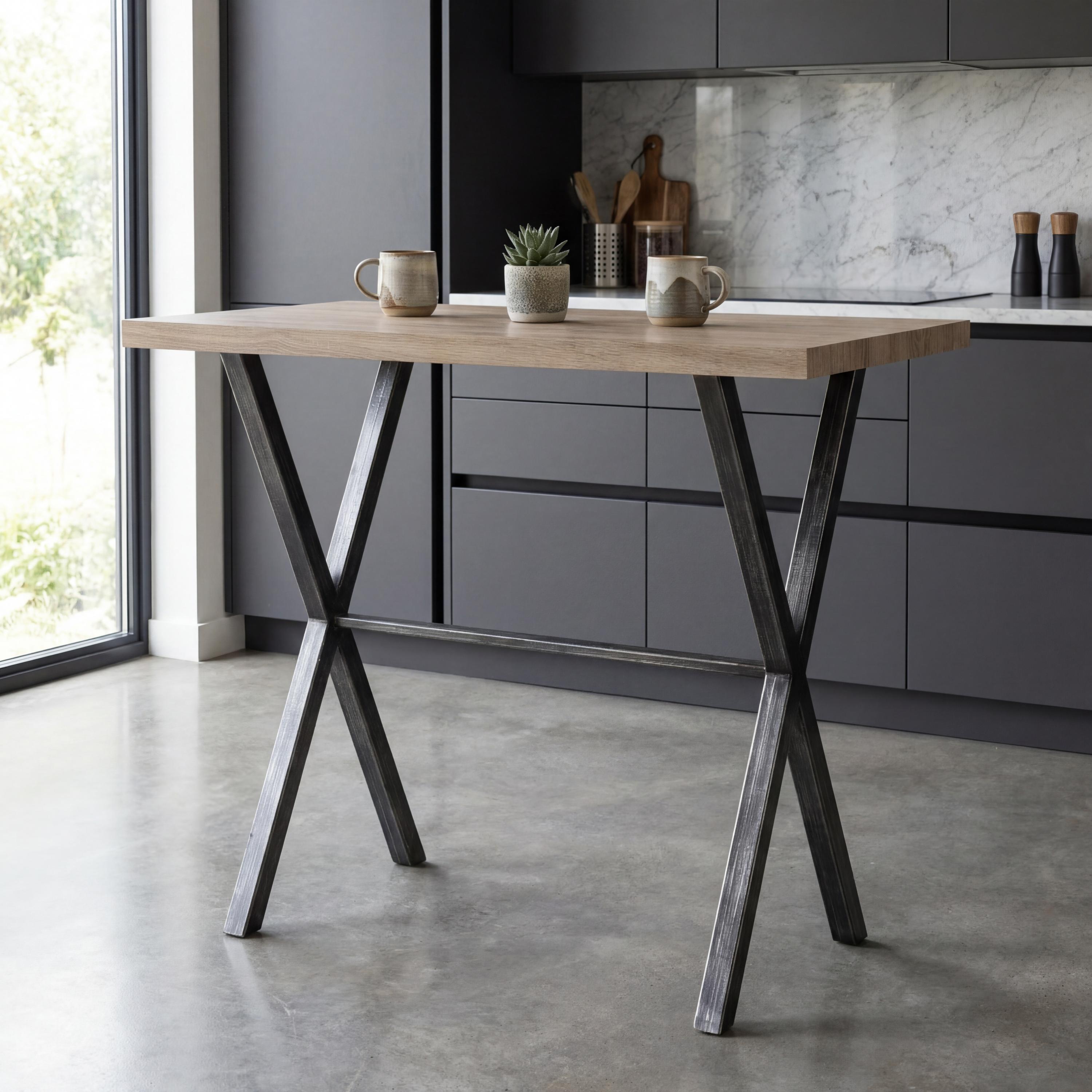Brentwgate 1.2m Industrial Style Bar Table by Shankar | Style Our Home