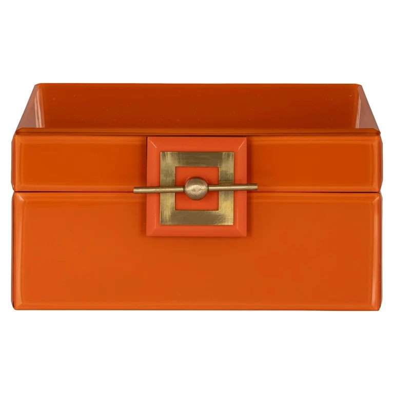 Storage Box Bodine Orange Big by  Richmond Interiors | Style Our Home