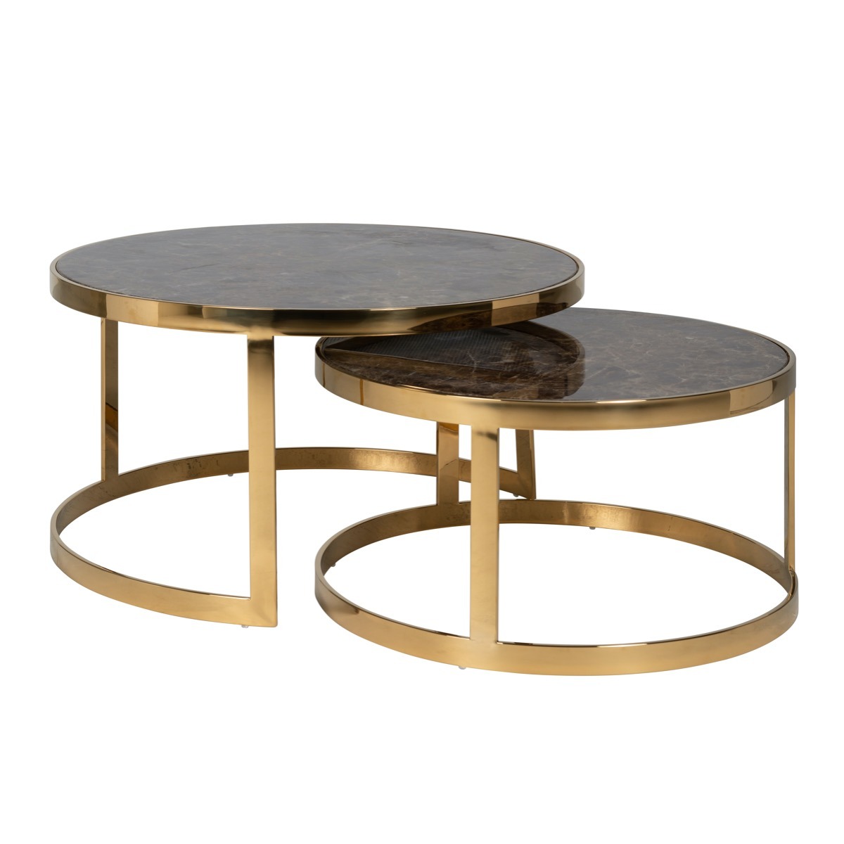 Conrad Set of 2 Round Coffee Tables - Style Our Home 