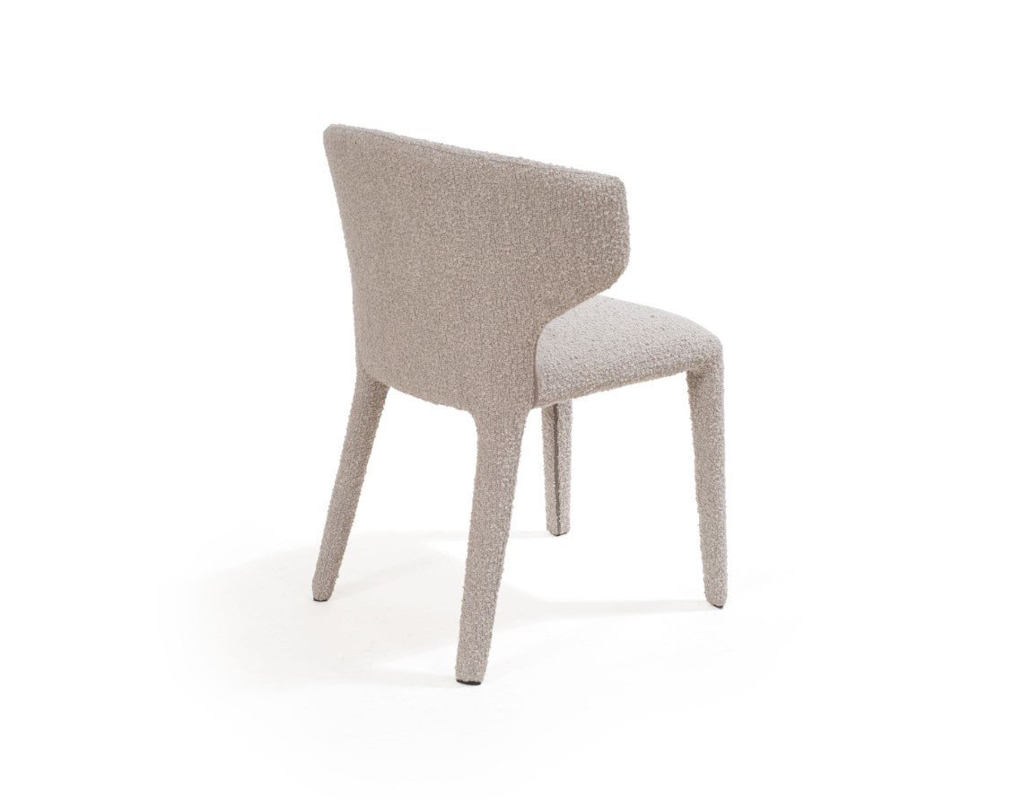 Vela Dining Chair - Set of 2 - Chex Steam Bouclé by Tommy Franks | Style Our Home