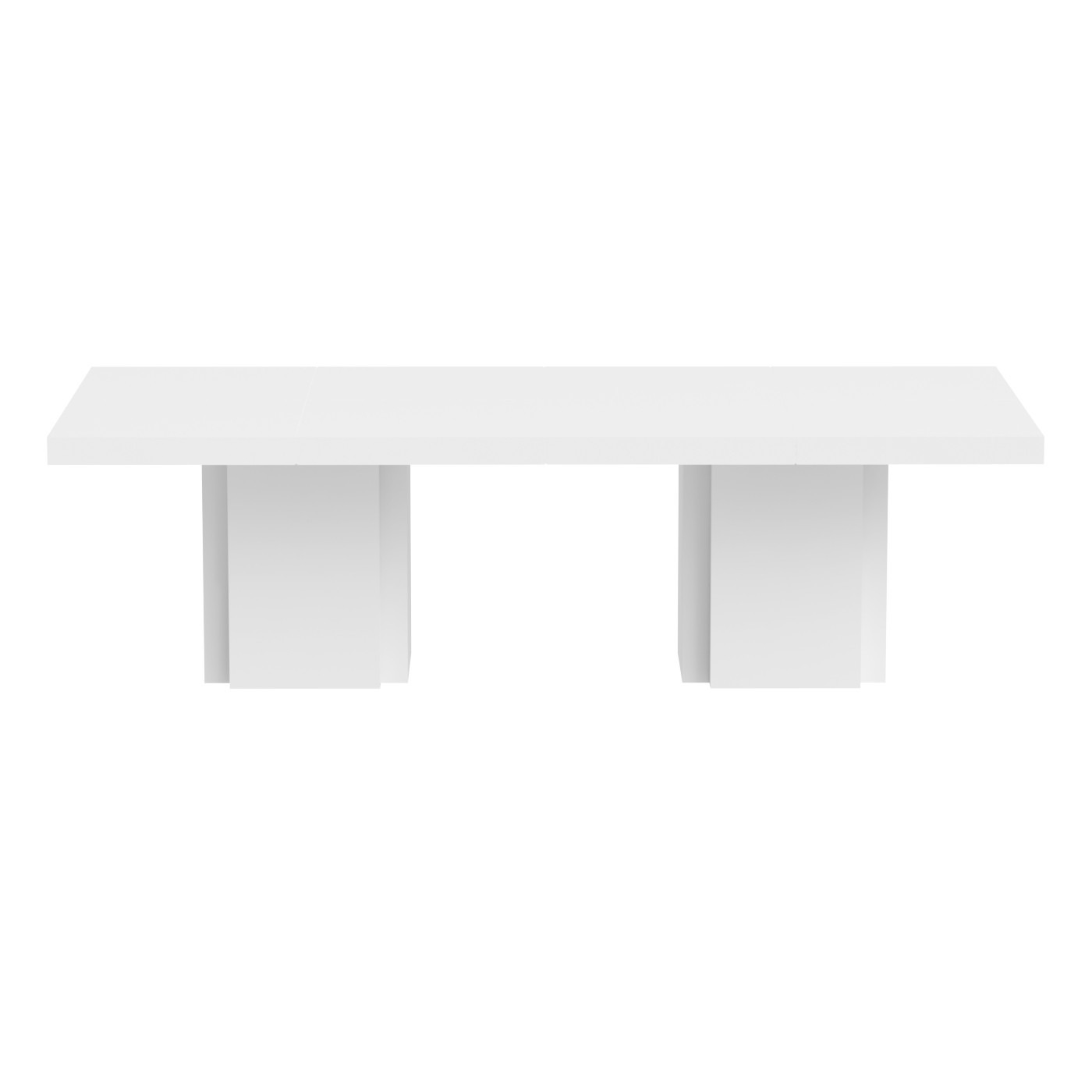 Dusk 002 High Gloss White Dining Table - Style Our Home