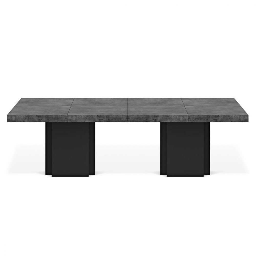 Dusk 002 Concrete & Black Dining Table - Style Our Home