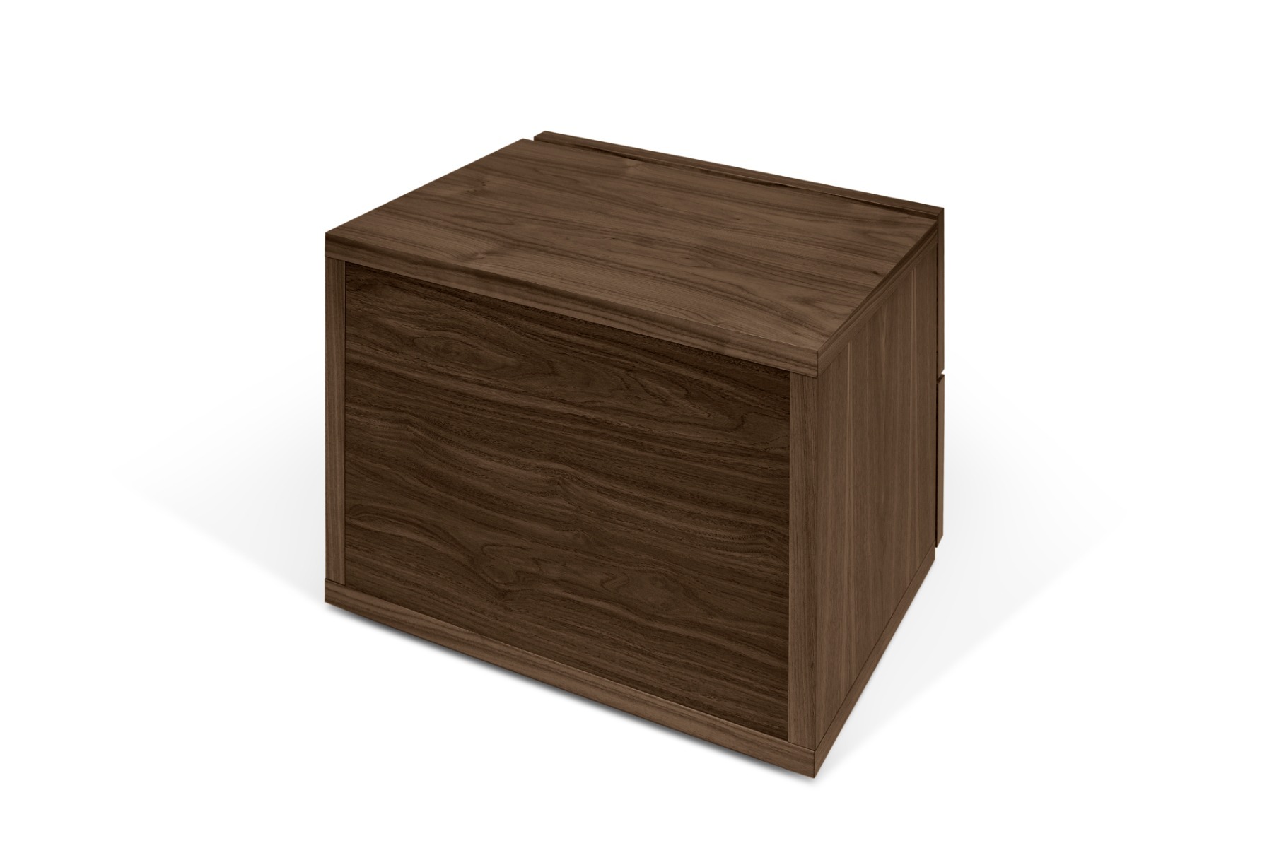 Aurora Walnut (Veneer) Night Table 2 Drawers | Style Our Home


